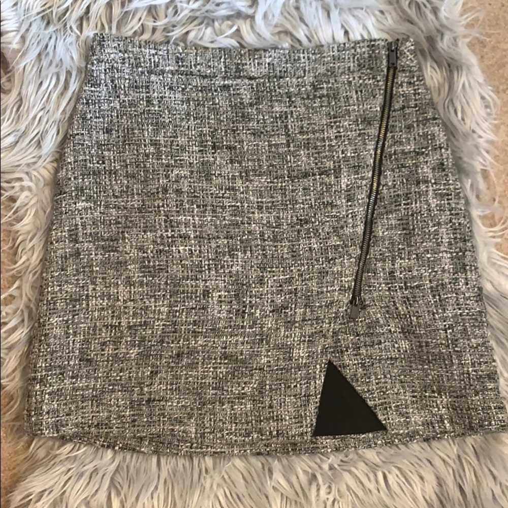 Banana Republic Gray Tweed Skirt